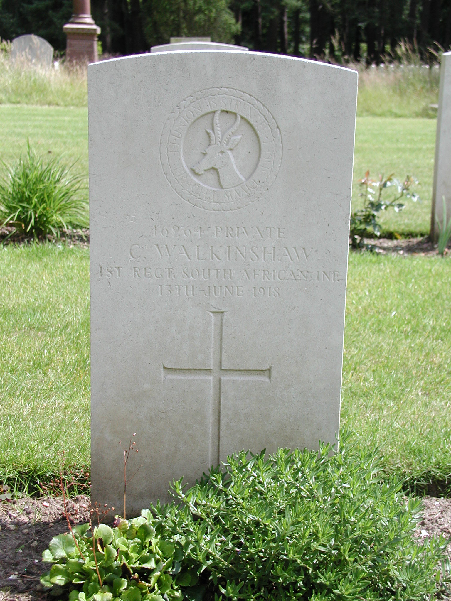 Photo from /search/photos/United Kingdom/Surrey/BROOKWOOD MILITARY CEMETERY/Walkinshaw_C.JPG